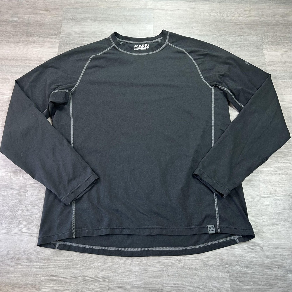 KUIU Peloton 130 Shirt Mens Medium Gray Markspec Hunting Base Layer Top
